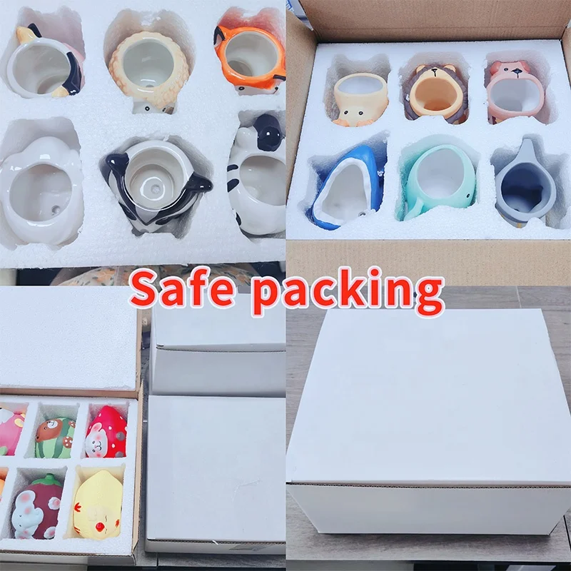 Custom logo human shaped flowerpot garden decoration body craft ceramic flower pots for mini plant