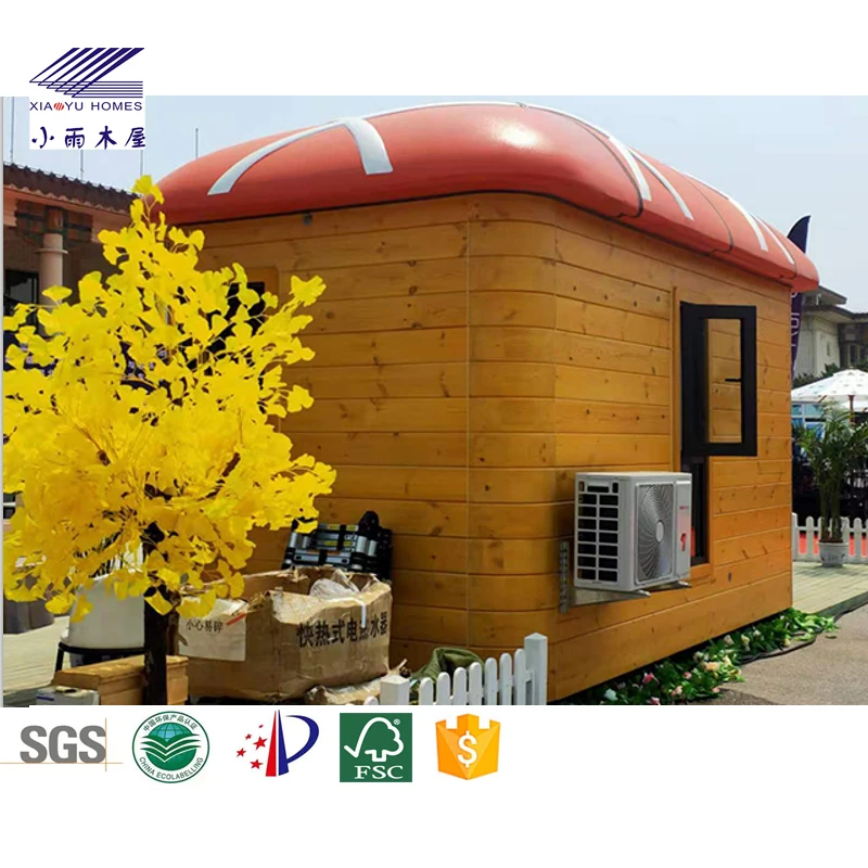 
Contemporary Tiny House With Bathroom Graphic Design For Resort Villa 