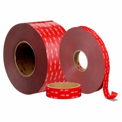 High Temperature 3M GPL-110GF VHB Double Sided Acrylic Foam Tape Gray color, 1.1mm Thick