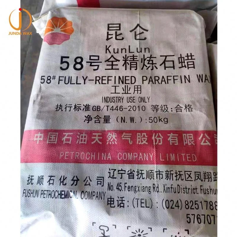 Junda kunlun blended wax coconut and paraffin wax for candle making paraffin