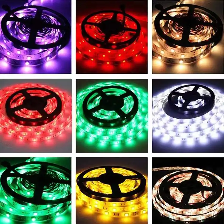 Hot Sell/ Best Price luz de tira ksipze 100ft led strip lights rgb music sync color 5050  Led Strip Light Rope Lights