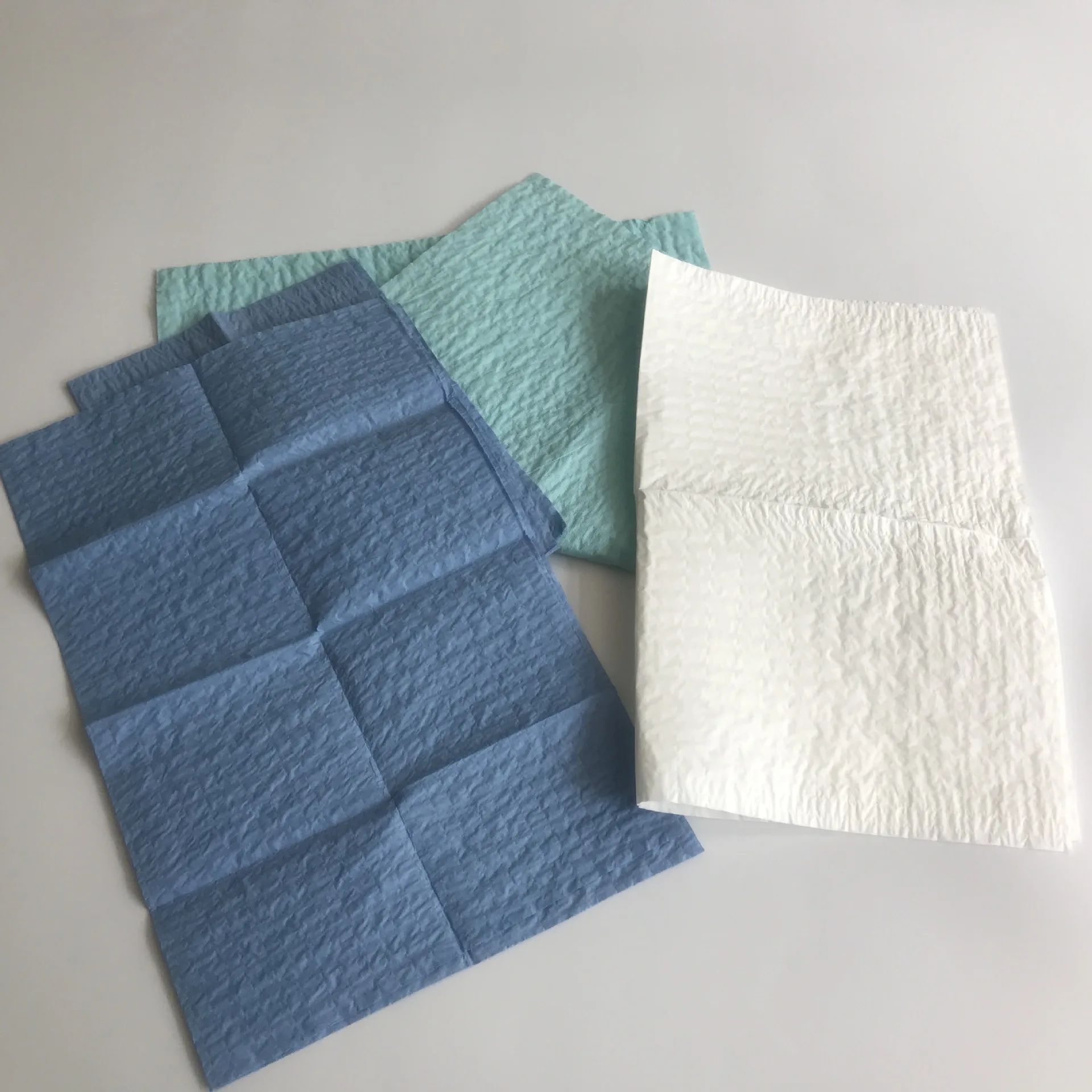 Add thread  paper 65GSM 4ply Tissue Hand Paper Towels for Hospital Super Absorbent Medical Tissue Paper Hand Towel