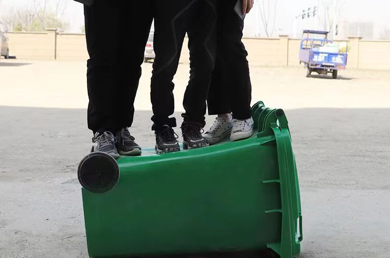 Factory Durable Plastic Bin Recycler Dustbin Wheeled Bin With Lid Plastic Waste Container