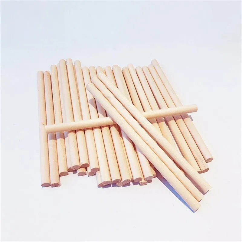 Biodegradable Natural Disposable Bamboo Round Popsicle Ice Cream Sticks