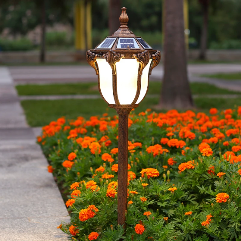 
OEM factory high quality new design courtyard solar led lawn lamp 
