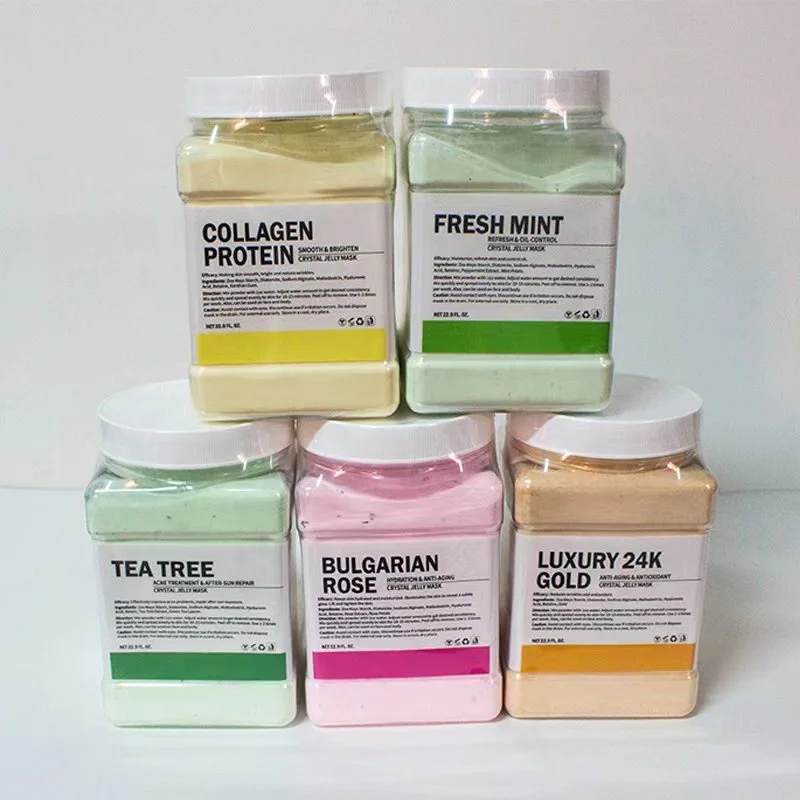 Skin Care Face Mask Beauty SPA Peel Off Rose 24k Gold Hydrojelly Masks Hydrojelly Powder Jelly Mask