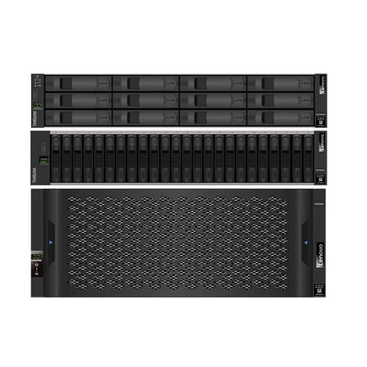 Lenovo thinksystem de6000h dual control 32gb/128GB 1.2TB large capacity storage server for