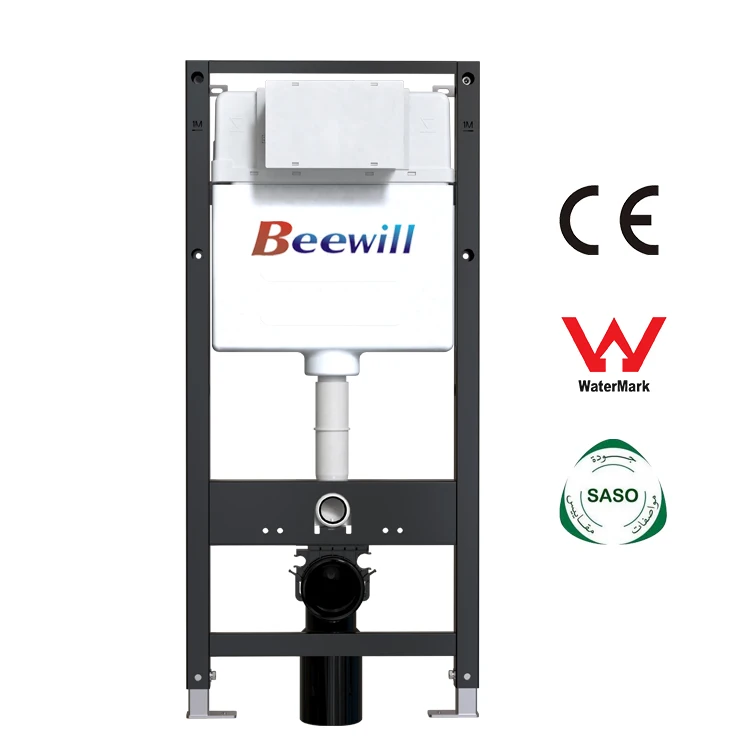 Modern Wc Sanitary Ware Dual Flush Concealed Cistern Hidden Wall Hung Toilet Water Tank Dual Flush Cistern