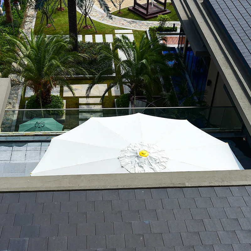 
7M Big Size Heavy Duty Huge Outdoor Garden Sunshade Parasol Commercial Umbrellas For Cafe Restaurant 