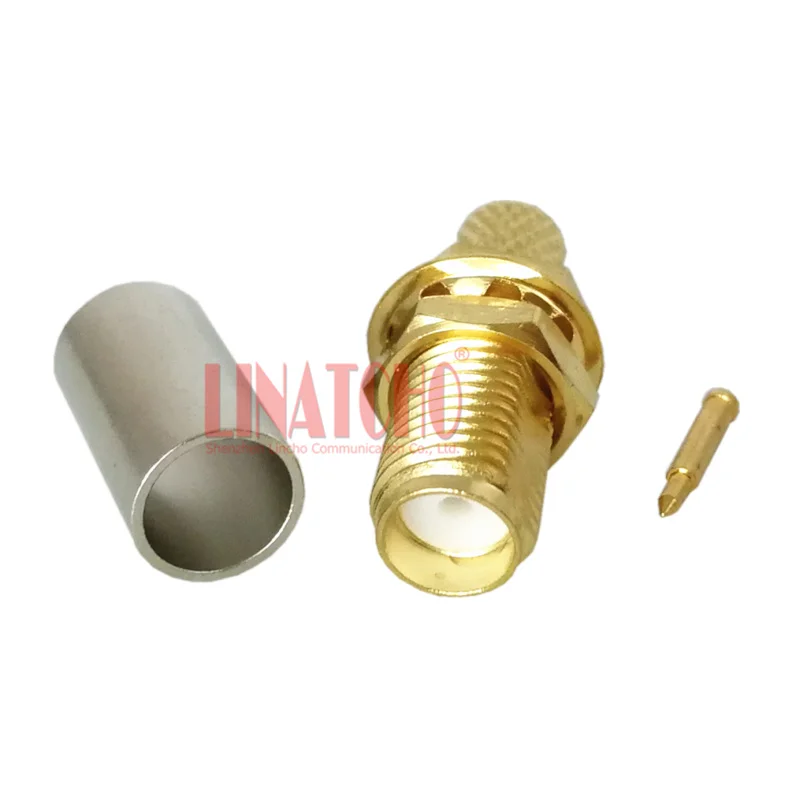 5OOHM RG142 RG141 LMR195 LMR200 RG58U 50-3 Reverse RP SMA Female Connector