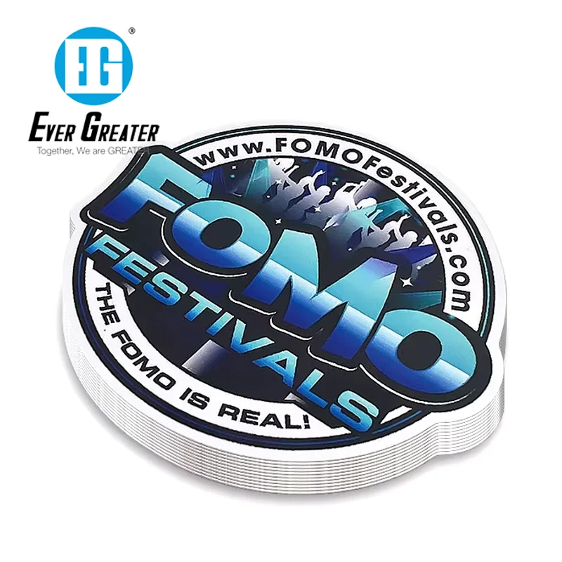 Die Cut Waterproof Cartoon Sticker Vinyl Adhesive Print Die Cut Sticker Custom