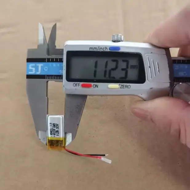 60mah Super Mini Lipo Battery 401220 3.7V Rechargeable Lithium Polymer Battery and Another Similar Model 301220