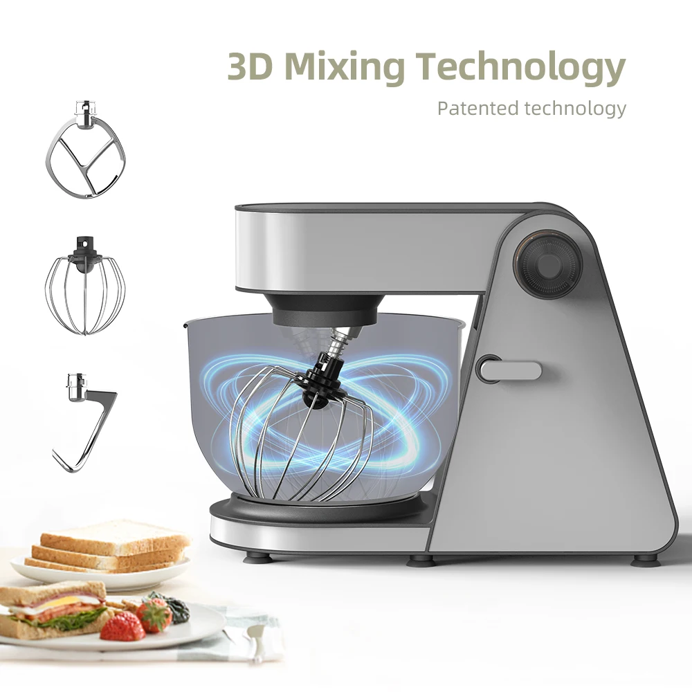 Manufacturer Planetary Electric Stand Mixer OEM 1200W 4L 5L Cake Bread Dough Food Mixer