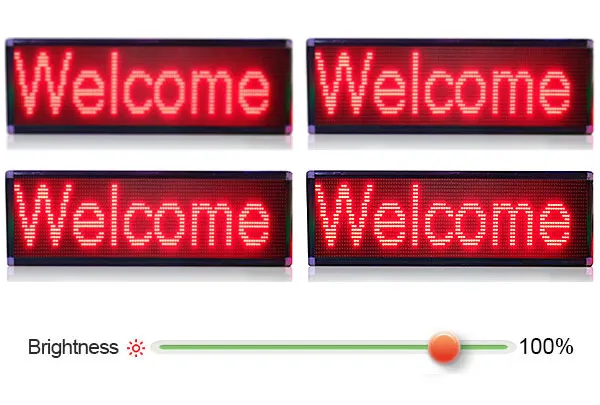 P10 Full Color Sign LED Display 960*160mm