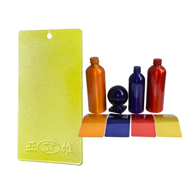 Lemon Yellow Car Heat Resistant Electrostatic Epoxy Powder Coating Paint
