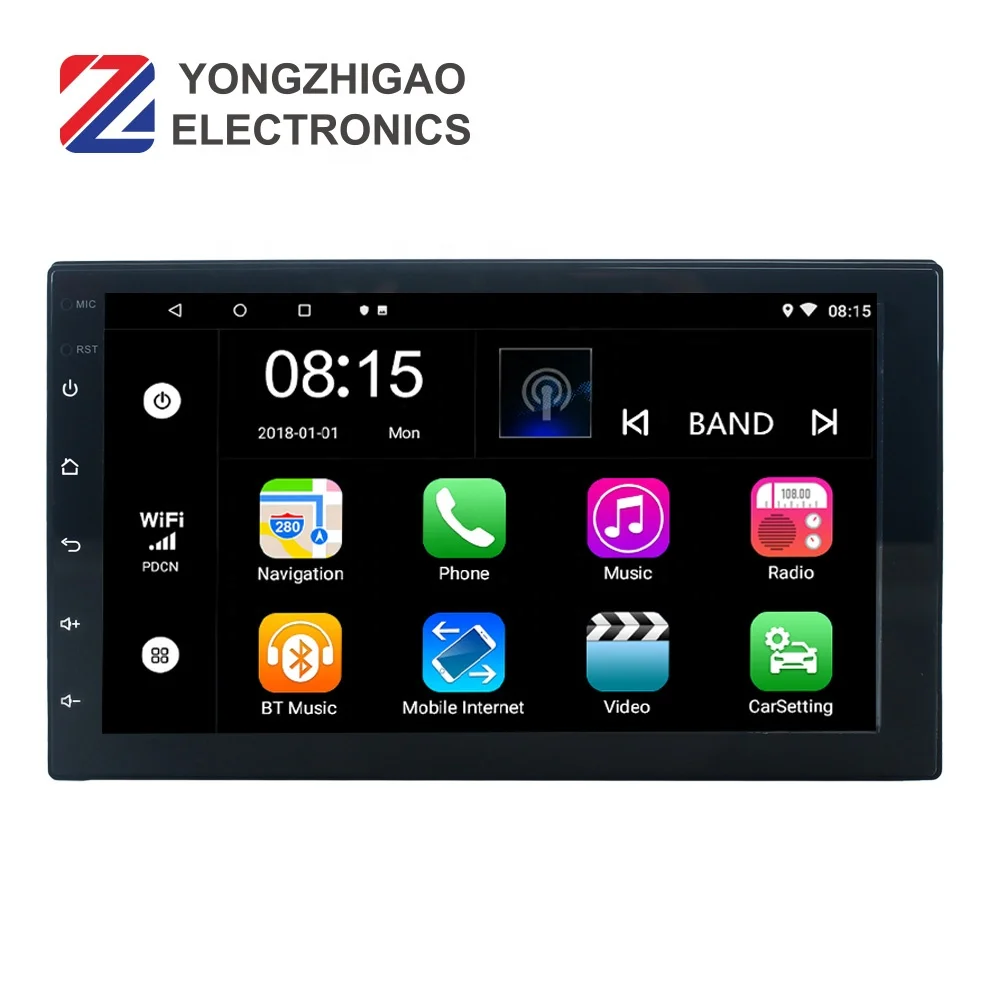 Стерео Dvd-плеер с сенсорным экраном радио 7 дюймов универсальная Gps-навигация Indash автомобильное радио Android