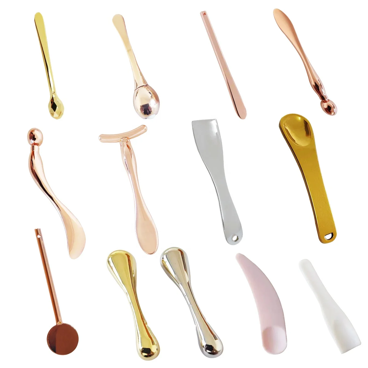 2023 hot sale Makeup Spoon lady use travel easy take Mini Spatula Cosmetic Cosmetic Spatula