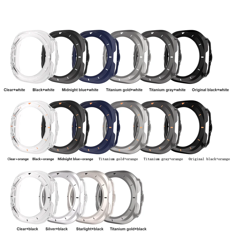 Dial Scale Full protective PC Watch Case For Samsung Galaxy Watch7 PC watch case For Galaxy Watch7 Full Coverage Protective Case