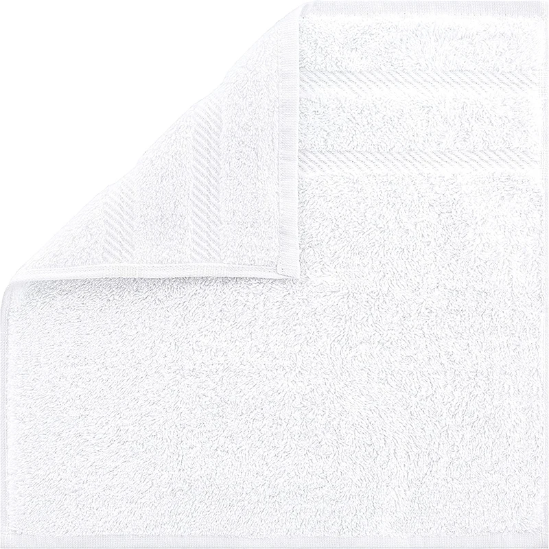 13*13 inch Super Soft Absorbent 100% Turkish Cotton 4 Piece Washcloth Set for Bathroom Body Face