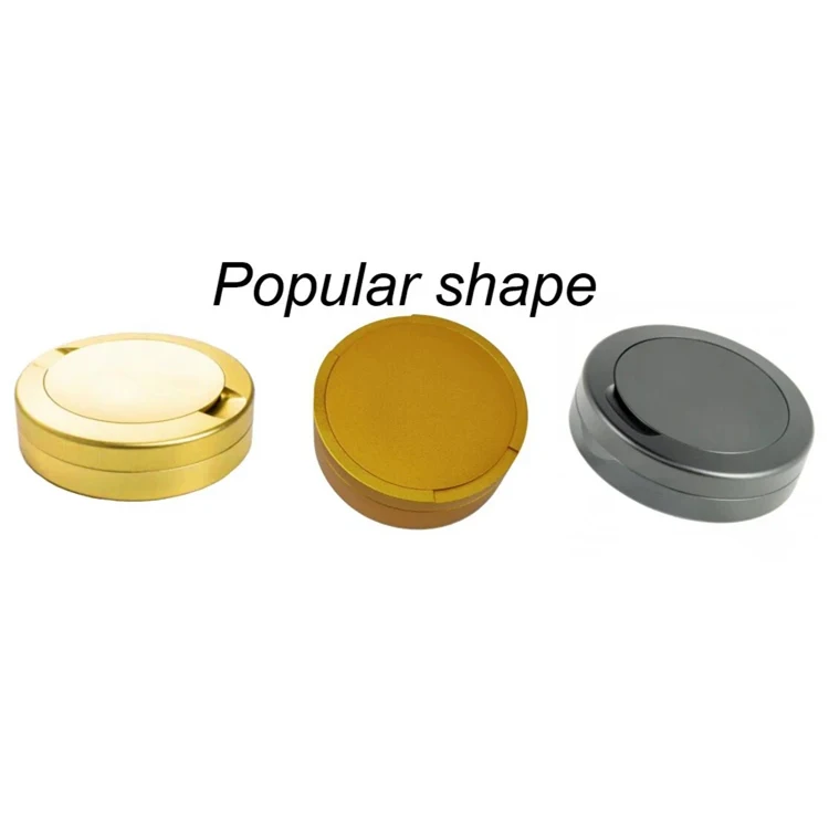 [CUSTOM] Empty Snus Cans Snus Box with Aluminum Material and Anodized Finish Portable Individuelle Snusdosen