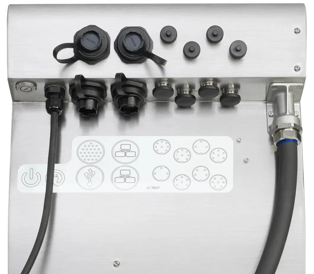 VJ Video jet 1880 Continuous Inkjet printer for Industrial carton barcode,plastic bag and bottle  printing