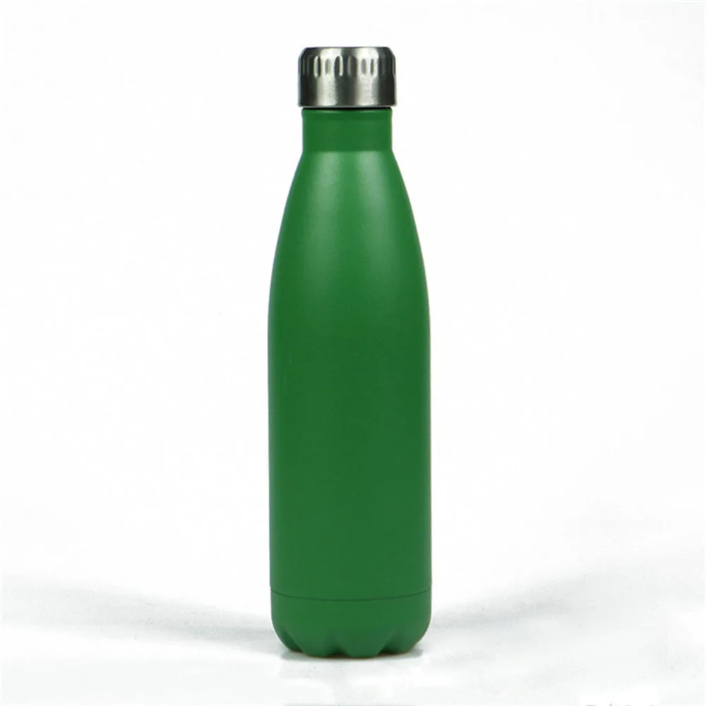 Factory Stocked 17oz 304 Stainless Steel Insulated Water Bottle 500ml Double Wall Cola Bottle