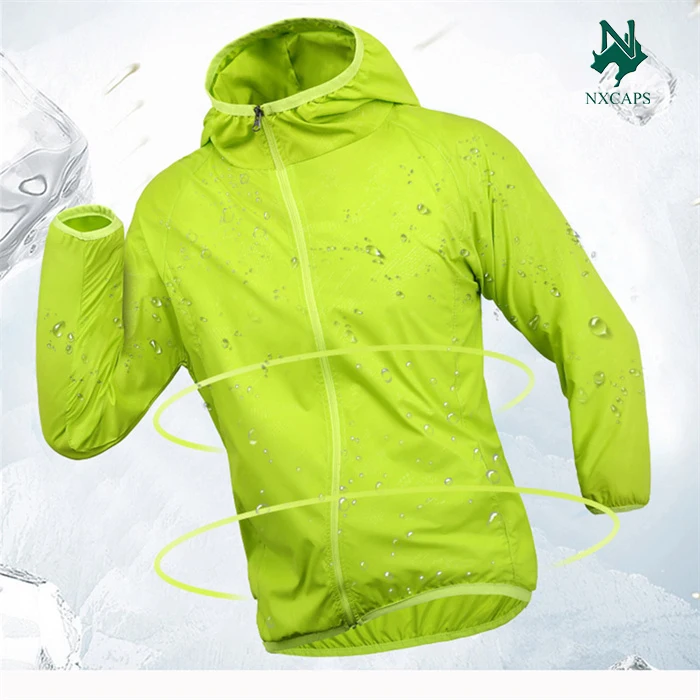 Hot Sale Unisex Jacket Camping Rain Jacket Waterproof Clothing Outdoor Sport Quick Dry Skin Windbreaker With Pocket Jackets