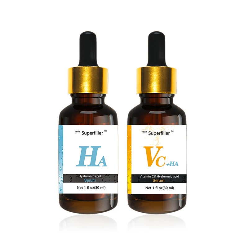 Low Moq Customization 30ml Hyaluronic Acid Vitamin C Face Oil Serum Bulk