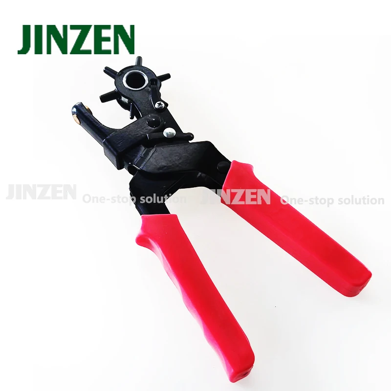 JINZEN Sewing Tools Sewing Accessory 424173 JZ-71313 Belt Puncher Multi-Purpose Drilling Pliers Leather Punching Pliers