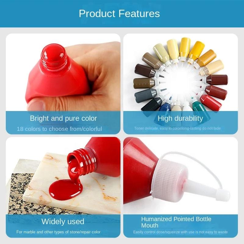 Marble glue toner stone toner marble repair pigment resin glue paste ground care special