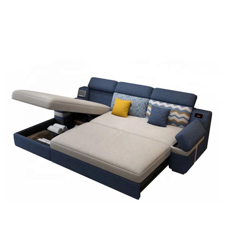 Innovation Convertib l e L iving Room Mu tipurpose для хранения диван в форме S eeper диван-кровать