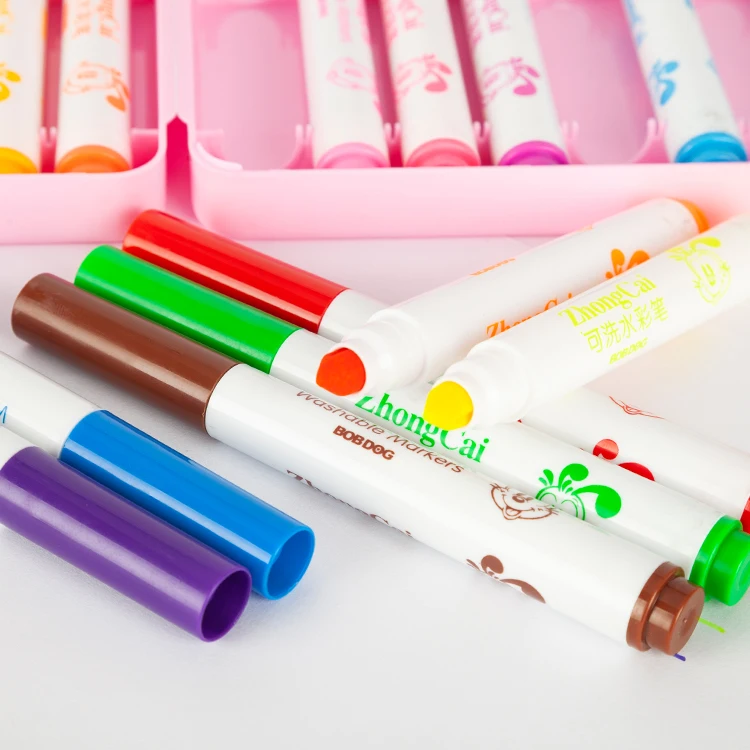 18 Pcs Set of Customized Manufacture Jumbo Fine Water Color Pens for Art