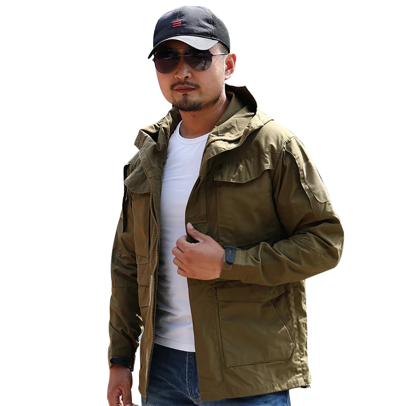 Spy Shadow Autumn and winter tactical Jacket outdoor windbreaker M65 male army fan tactical jacket
