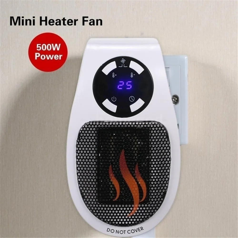 Winter Best Over Heating Protection Under Desk Electric Hand Warmer Portable Mini Ptc Ceramic Quick Heat Up Heater Fan