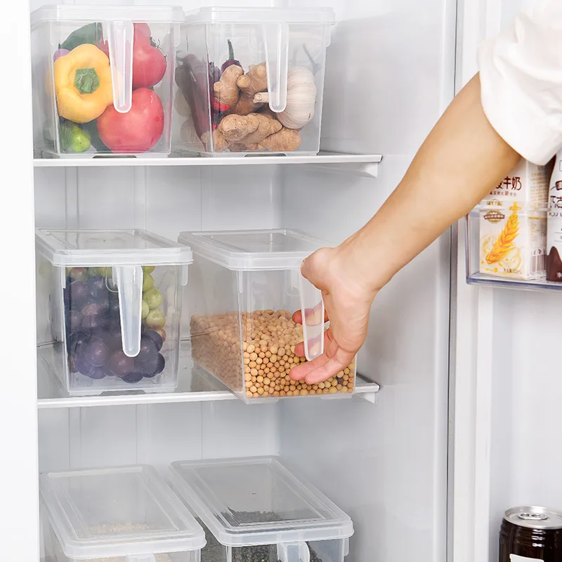 Food grade refrigerator storage box, fresh-keeping box, kitchen vegetable and fruit special sorting tool