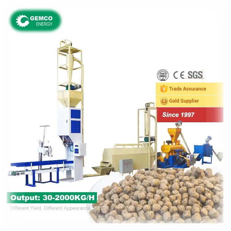 Автоматическая машина для упаковки гранул корма рыбы плавающая производства кормов в Тайване оборудование