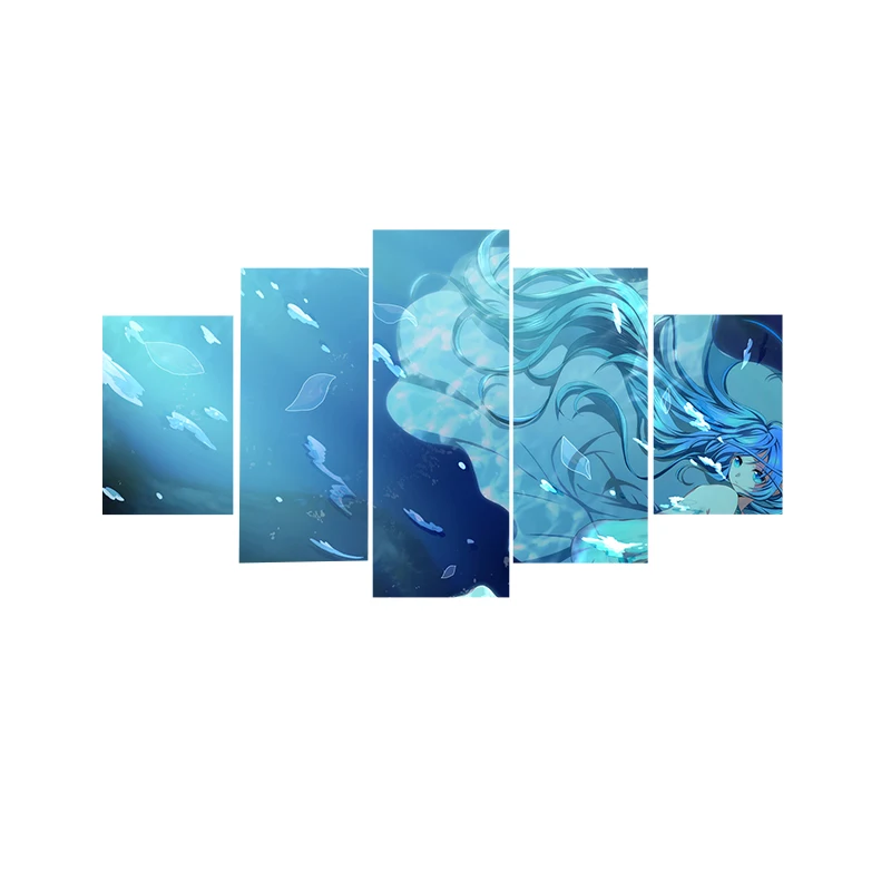 Праздничный холст для отеля, художественные декоративные настенные картины, настенные картины из 5 частей, 3D Современные настенные картины, арабское искусство