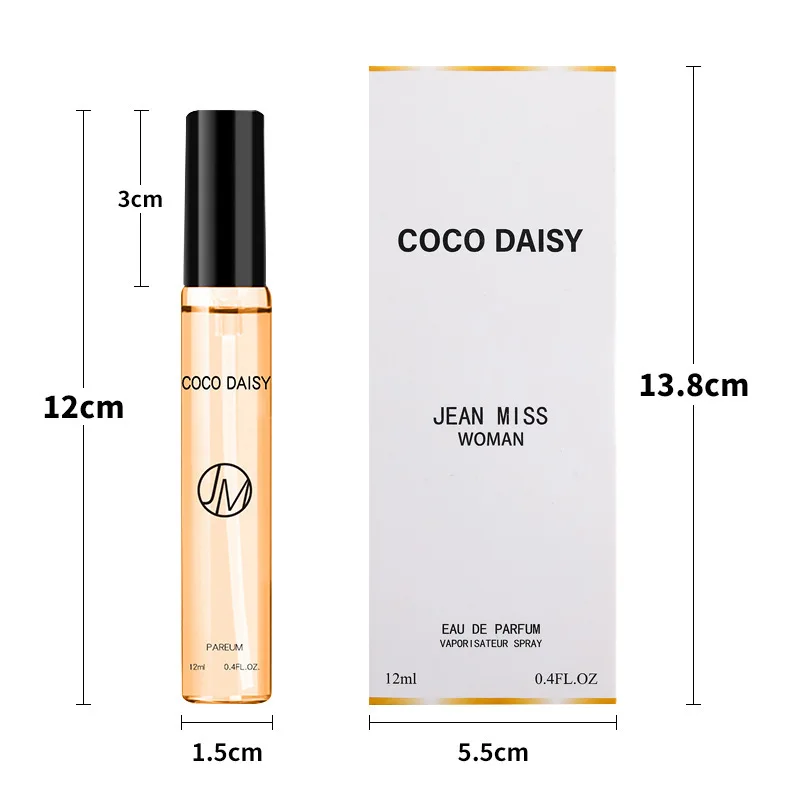 Original Private Branded Eau De Toilette Spray Fragrance Body Mini Test Tube Perfume Men Women 12ml Test tube Perfume