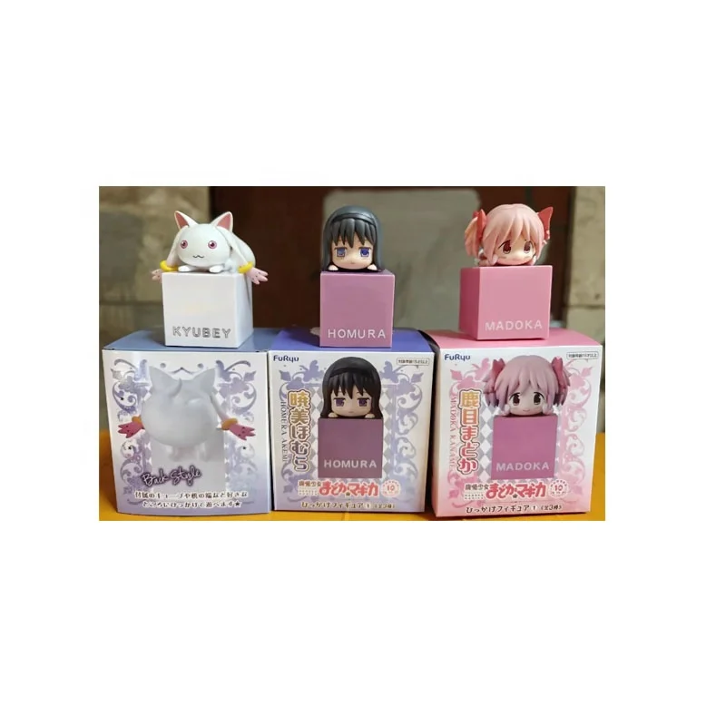 Magic girl Q version Cute madoka homura kyubey Anime Action Figures model toy 9CM