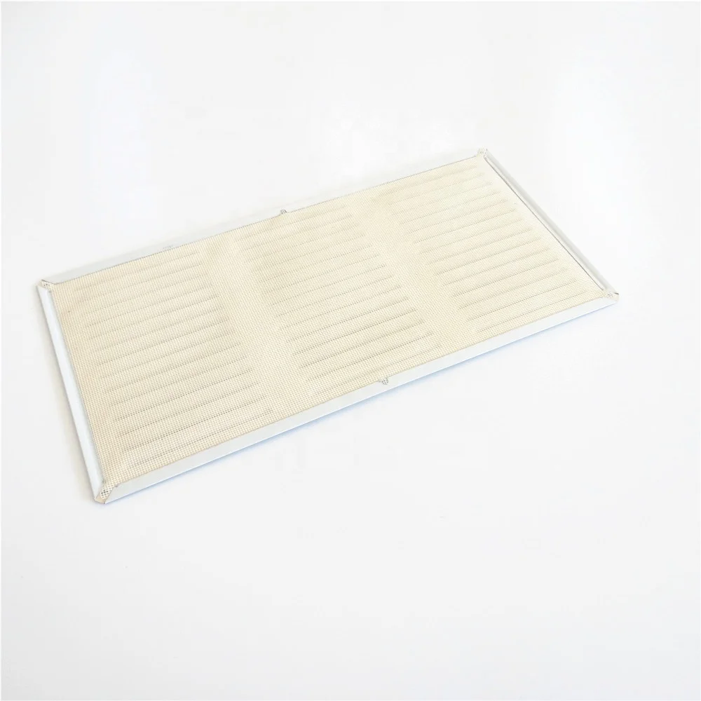 Easy installation Light weight 8*16inch Aluminum under eave soffit vent