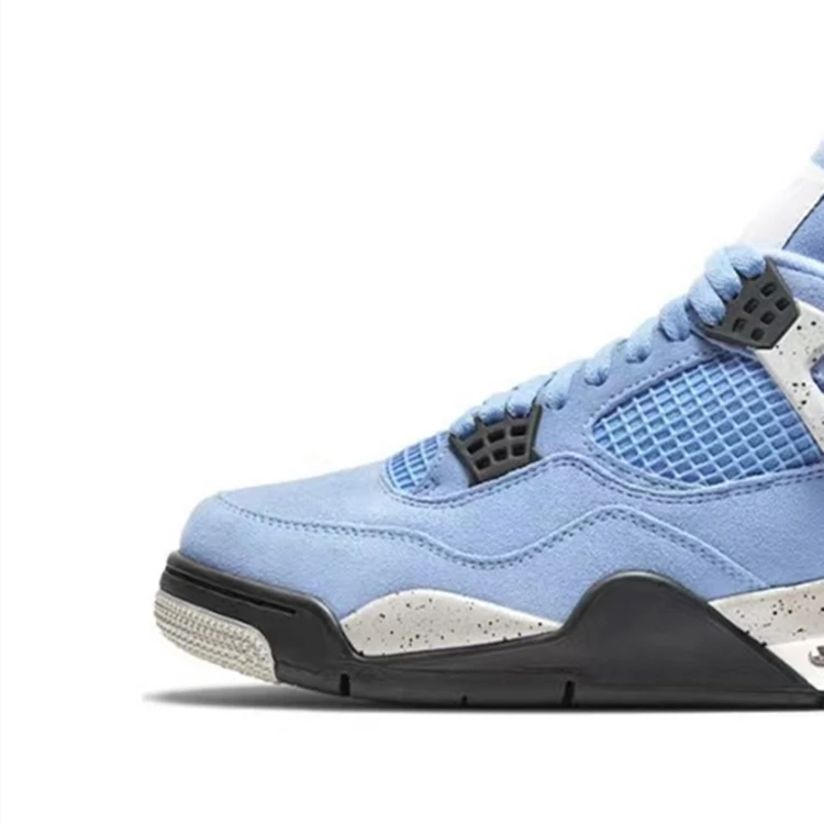 New High Aj 4 Basketball Shoes 4 Union University Blue What The Black Cement Men Women Sneakers Bred Sports Trainer