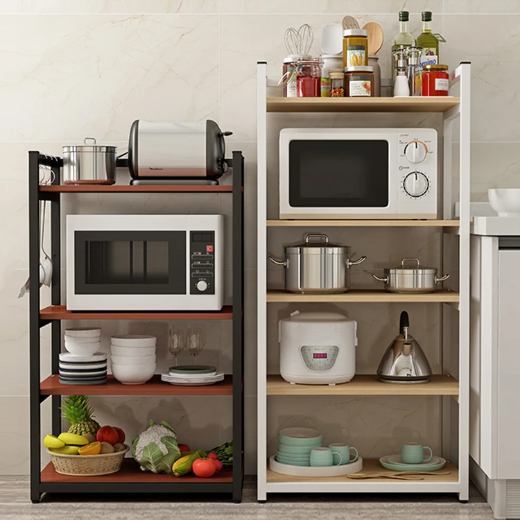 
Kitchen Living Room Light Duty Home Free Metal Racking Floor Storage Shelves 