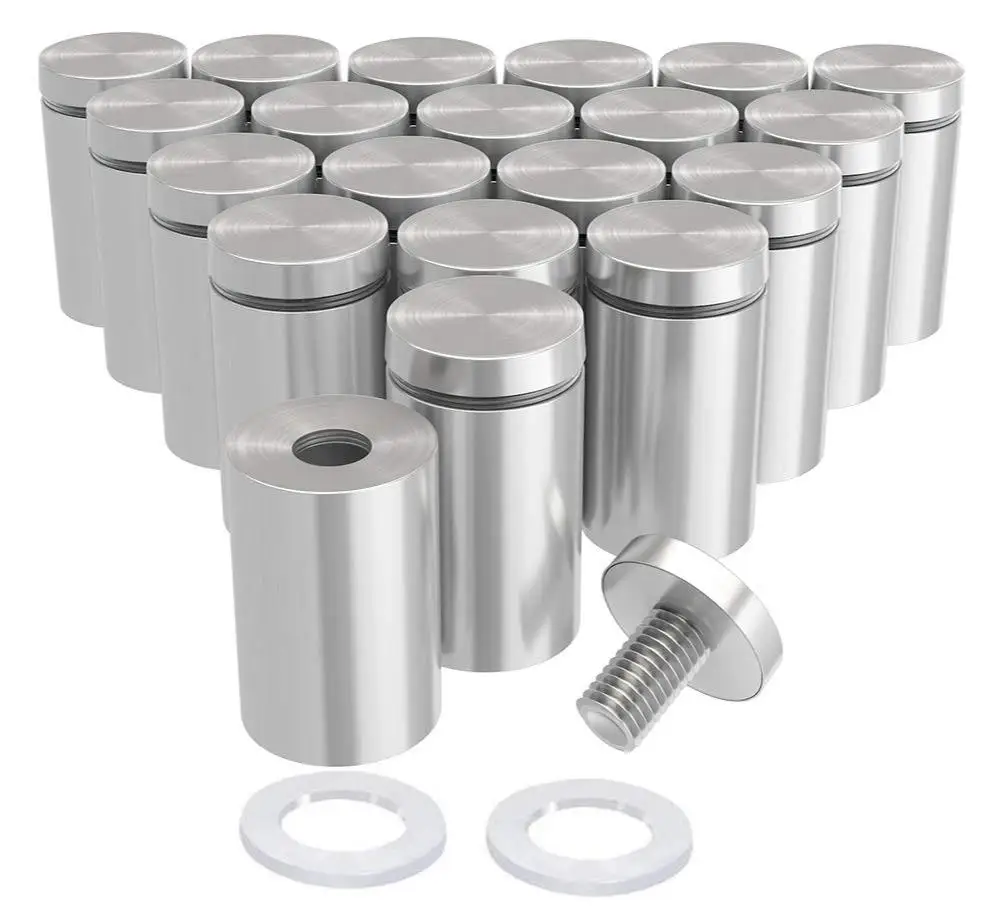 Chrome Stand Offs From Specialized Factory Stainless Steel Standoff Display Systems Acrylic Sign With Spacers