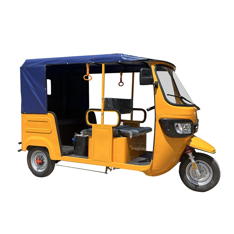 Factory Supply Electric Rickshaw Passenger Tricycle Taxi Bajaj Style 3 Wheeler Tuk Tuk