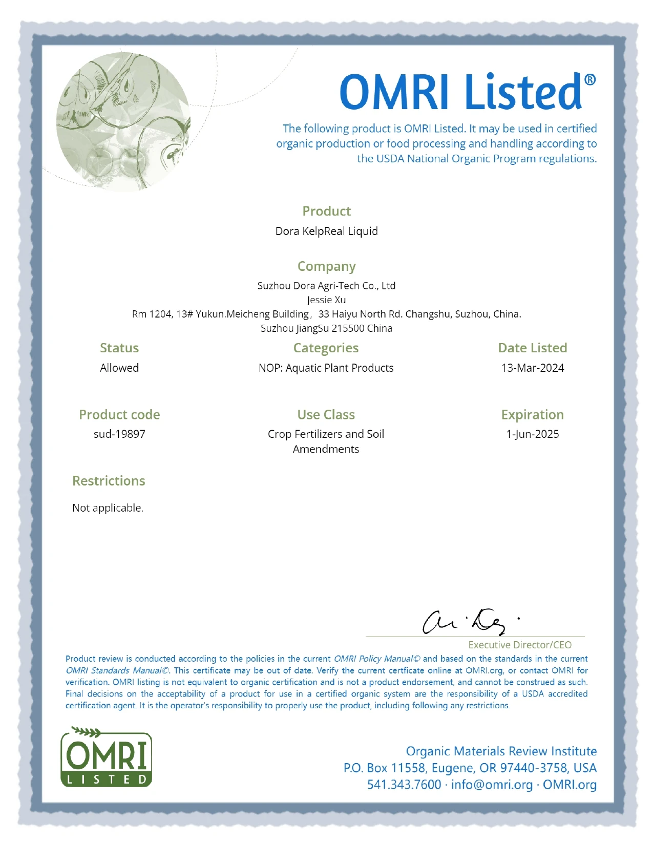 Fast Effect Seaweed Fertilizer 100% Water Soluble Fertilizer Foliar Fertilizer Super Sargassum (genus of kelp)