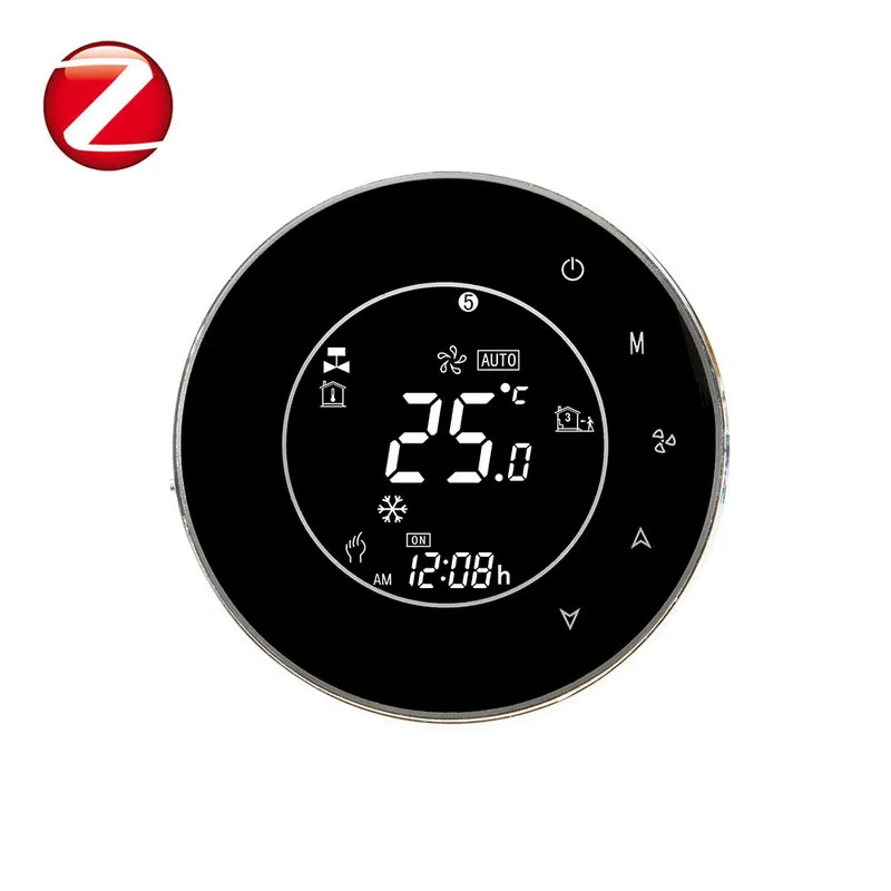 tuya zigbee smart euro ac water gas boiler floor heating room thermostat with lcd display