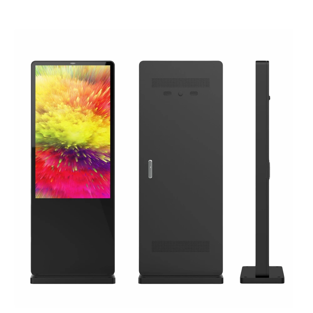 Ip65 парк уличная наружная реклама бесплатное программное обеспечение высокой яркости наружный ЖК-киоск стоящий цифровой вывески дисплей