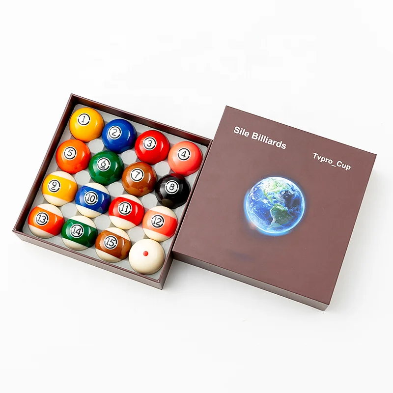 Good Quality popular in market 57.2mm Billiard Balls set for pool game with fast shipping
