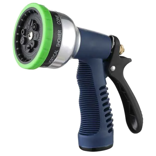 Garden Supplies 9-pattern Aluminum Pistol Nozzle