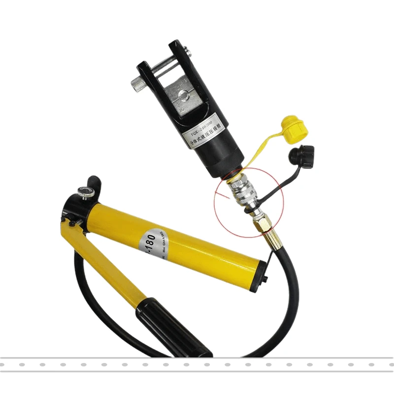 16-300 Manual Hexagon Crimper Pliers Steel Hydraulic Press Tool for Cable Lug Termination for DIY Grading